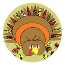 Cute Full Colour Turkey