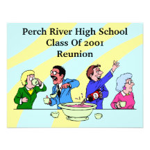 Cute Fun Class Reunion Invitations Casual Party