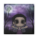 Cute Fun Gothic Fairy 1 magnets