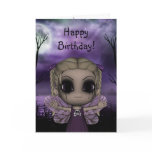 Cute Fun Gothic Fairy Happy Birthday 1 cards