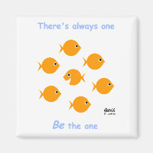 Cute Funny Inspirational Kitchen Magnet