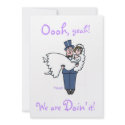 Cute Funny Offbeat Humourous "Save The Date" invitations