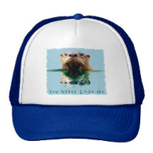 Cute, Funny SEA OTTER Hat
