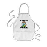 cute future geek black baby aprons