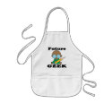 cute future geek black baby aprons