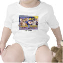 Cute Genius Cartoon Funny Baby Onesies t-shirts