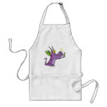 cute gentle dragon cartoon aprons