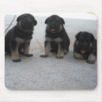 Cute German Shepherd Puppy Mouse Pad