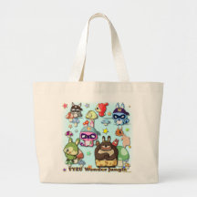 Cute Gift Funny Cartoon Characters Kawaii Bag