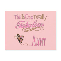 Cute Gifts For Aunts Postcard