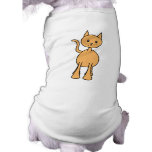 Cute Ginger Cat. Orange Cat Cartoon. Custom pet clothing