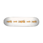 Cute Ginger Cat. Orange Cat Cartoon. Custom skateboards