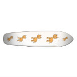 Cute Ginger Cat. Orange Cat Cartoon. Custom skateboards