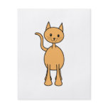 Cute Ginger Cat. Orange Cat Cartoon. Flyers