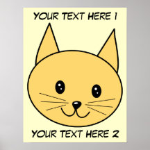 Cute Ginger Cat. Print