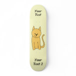 Cute Ginger Cat. Skateboard Deck