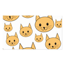 Cute Ginger Cats. Business Card Templates
