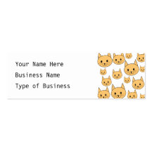 Cute Ginger Cats. Business Cards