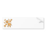 Cute Ginger Cats. Orange Cat Cartoon. Custom bumper stickers