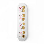 Cute Ginger cats. With Red Love Hearts. Custom skateboards