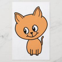 Cute Ginger Kitten. Flyers
