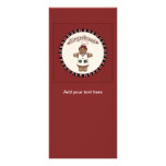 Cute Gingerbread Girl Rack Card