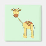 Cute Giraffe. Cartoon. Fridge Magnets