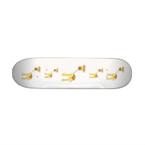 Cute Giraffe. Cartoon. Skateboard Deck