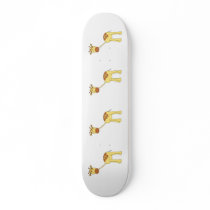 Cute Giraffe. Cartoon. Skateboard Deck
