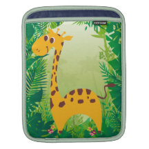Cute Giraffe iPad Sleeves