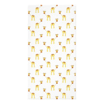 Cute Giraffe Pattern. Custom Photo Card