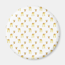 Cute Giraffe Pattern. Magnets