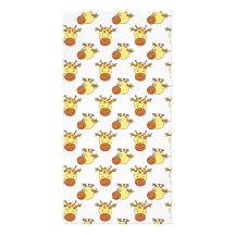 Cute Giraffe Pattern. Photo Card