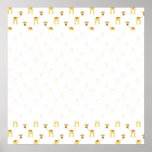 Cute Giraffe Pattern. Posters