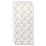 Cute Giraffe Pattern. Rack Card