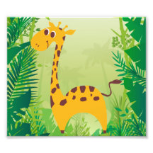 Cute Giraffe Photo Art