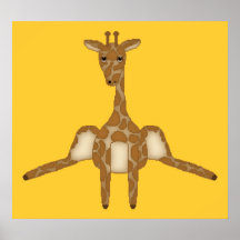 Cute Giraffe Poster