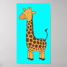 Cute Giraffe Poster