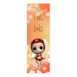 Cute Girl Bookmark Design business cards