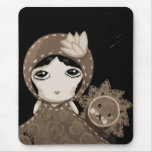 Cute Girl - Leopold Won't Give Up mousepads
