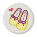 Cute Girl Shoes Fridge Magnets