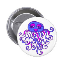 Cute Girly Jellyfish Pins