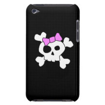 Cute Girly Skull iPod Touch Case-Mate Case