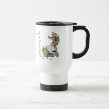 Cute Goat With HoofPrints Mug