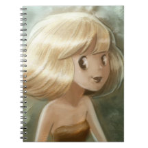 Cute Golden Blonde Girl Notebooks