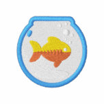 Cute Goldfish Fish Bowl Small embroidered shirts