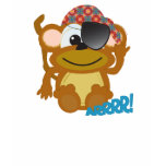 Cute Goofkins monkey pirate t-shirts