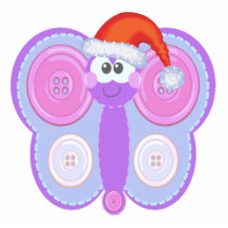 Cute Goofkins Xmas butterfly santa Photo Cutout