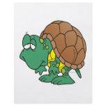 cute goofy cartoon turtle character flyers
