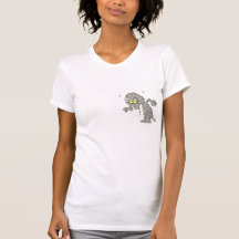 cute goofy mummy cartoon character tshirt